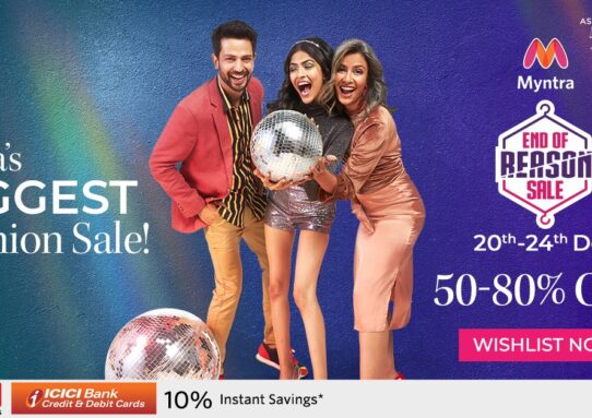 Walkout of 2020 by Shopping From Myntra’s End of Reason Sale
